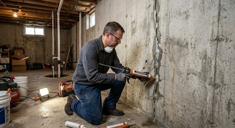 Structural Crack Repair in Williamsburg, VA