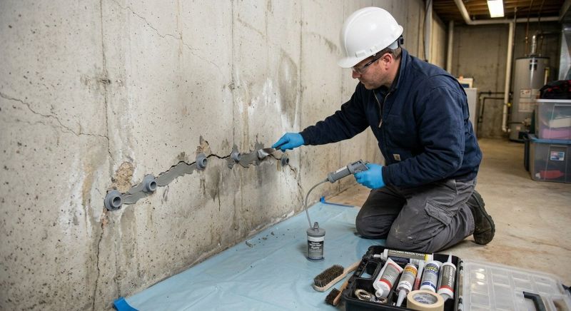 Structural Crack Repair in Williamsburg, VA