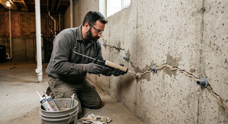 Structural Crack Repair in Williamsburg, VA
